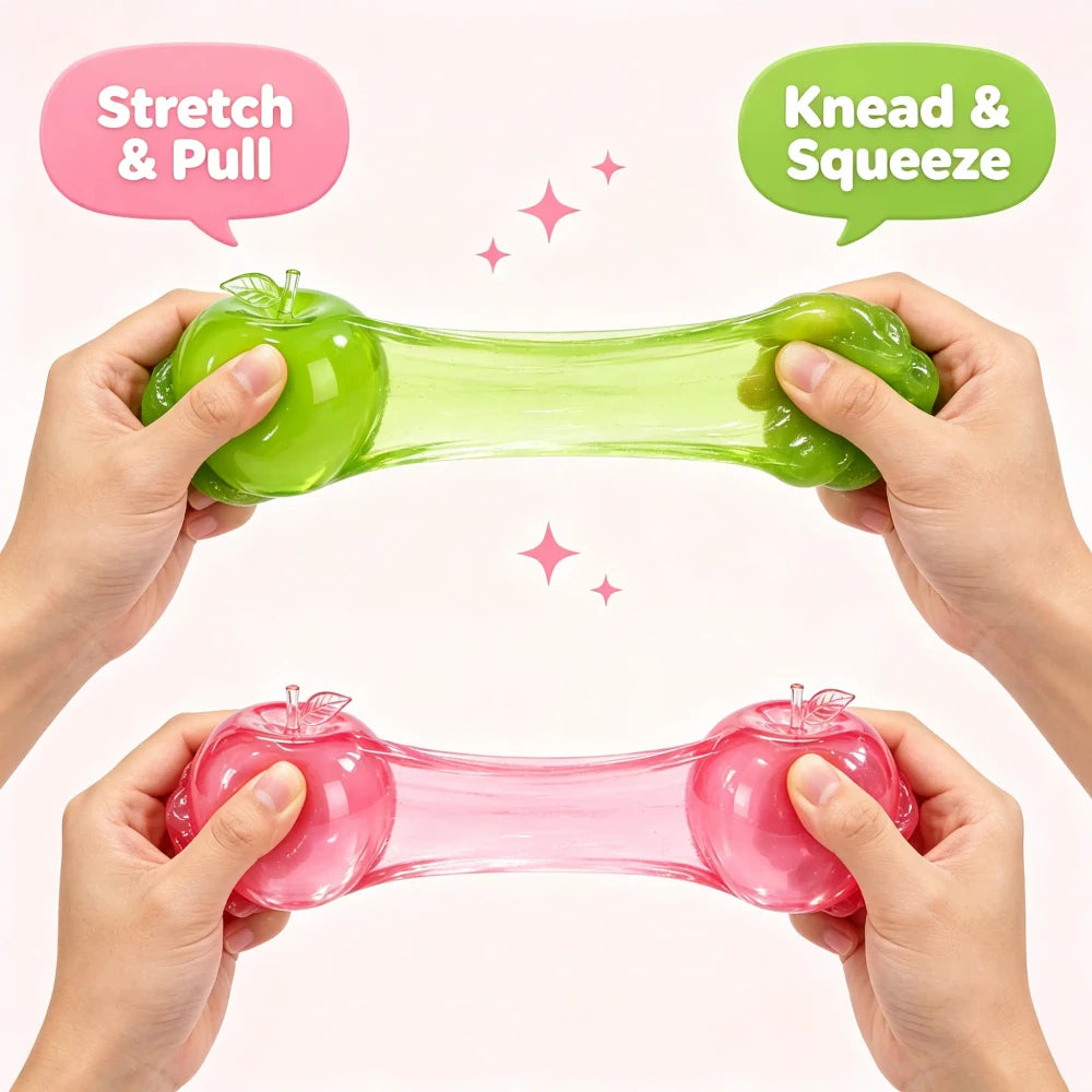 Clear Apple Squishy Toy